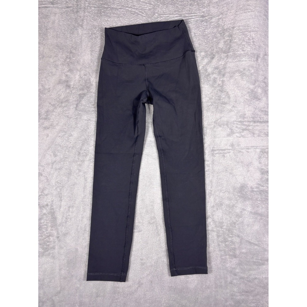Alo Leggings Airlift High-Waist 7/8 Legging Womens S Black Moisture Wicking